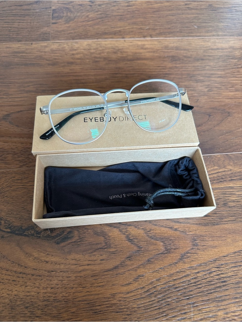 Eyebuydirect St Michel Round Metal Silver Glasses Medium